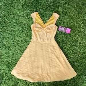 Bettie Page Tatyana Yellow Dress | Modcloth